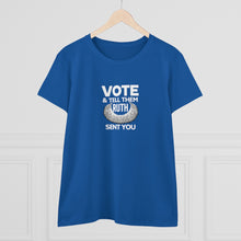 Load image into Gallery viewer, Vote and tell them Ruth sent you - Women's Heavy Cotton Tee
