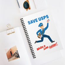 Load image into Gallery viewer, Save the Post Office - Love - Spiral Notebook - Ruled Line