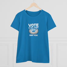 Load image into Gallery viewer, Vote and tell them Ruth sent you - Women's Heavy Cotton Tee