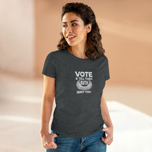 Load image into Gallery viewer, Vote and tell them Ruth sent you - Women's Heavy Cotton Tee
