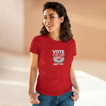 Load image into Gallery viewer, Vote and tell them Ruth sent you - Women's Heavy Cotton Tee