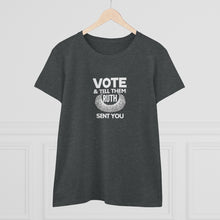 Load image into Gallery viewer, Vote and tell them Ruth sent you - Women's Heavy Cotton Tee