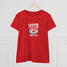 Load image into Gallery viewer, Vote and tell them Ruth sent you - Women's Heavy Cotton Tee