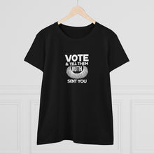 Load image into Gallery viewer, Vote and tell them Ruth sent you - Women's Heavy Cotton Tee