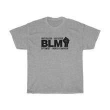 Load image into Gallery viewer, Black Lives Matter - Instigator, Agitator, Optimist, World-Changer t-shirt