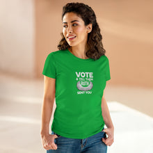 Load image into Gallery viewer, Vote and tell them Ruth sent you - Women's Heavy Cotton Tee