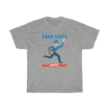 Load image into Gallery viewer, Save the Post Office - send hate mail! Unisex Heavy Cotton Tee