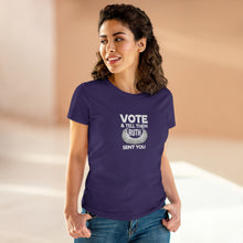 Load image into Gallery viewer, Vote and tell them Ruth sent you - Women's Heavy Cotton Tee