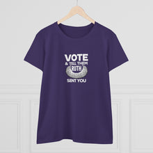 Load image into Gallery viewer, Vote and tell them Ruth sent you - Women's Heavy Cotton Tee