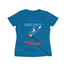 Load image into Gallery viewer, Save the Post Office with Love Letters - Women's Heather Wicking Tee