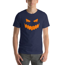 Load image into Gallery viewer, Pumpkin Jack O' Lantern - Halloween scary tee - Short-Sleeve Unisex T-Shirt