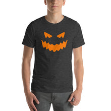 Load image into Gallery viewer, Pumpkin Jack O' Lantern - Halloween scary tee - Short-Sleeve Unisex T-Shirt
