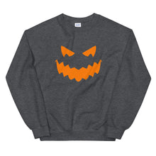 Load image into Gallery viewer, Halloween Pumpkin Jack O' Lantern - Unisex Sweatshirt