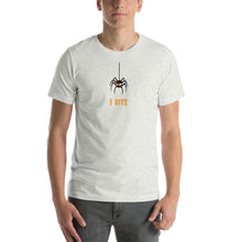 Load image into Gallery viewer, I Bite - Halloween Spider tee - Short-Sleeve Unisex T-Shirt