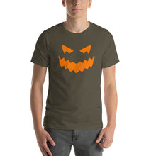 Load image into Gallery viewer, Pumpkin Jack O' Lantern - Halloween scary tee - Short-Sleeve Unisex T-Shirt