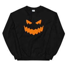 Load image into Gallery viewer, Halloween Pumpkin Jack O' Lantern - Unisex Sweatshirt