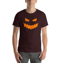 Load image into Gallery viewer, Pumpkin Jack O' Lantern - Halloween scary tee - Short-Sleeve Unisex T-Shirt
