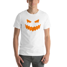 Load image into Gallery viewer, Pumpkin Jack O' Lantern - Halloween scary tee - Short-Sleeve Unisex T-Shirt