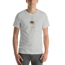 Load image into Gallery viewer, I Bite - Halloween Spider tee - Short-Sleeve Unisex T-Shirt