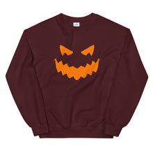 Load image into Gallery viewer, Halloween Pumpkin Jack O' Lantern - Unisex Sweatshirt