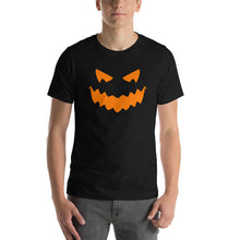 Load image into Gallery viewer, Pumpkin Jack O' Lantern - Halloween scary tee - Short-Sleeve Unisex T-Shirt