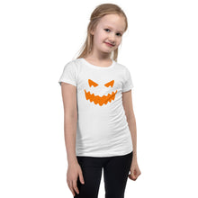 Load image into Gallery viewer, Pumpkin Jack O' Lantern Halloween tee - Girl's T-Shirt