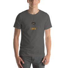 Load image into Gallery viewer, I Bite - Halloween Spider tee - Short-Sleeve Unisex T-Shirt