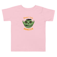Load image into Gallery viewer, Mommy's Little Monster Cute Halloween tee - Toddler Short Sleeve Tee