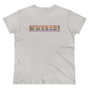 WWRGBG - What would Ruth Bader Ginsburg Do?  Women's Heavy Cotton Tee