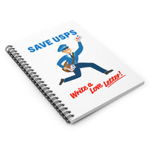 Load image into Gallery viewer, Save the Post Office - Love - Spiral Notebook - Ruled Line
