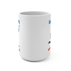 Save the Post Office - Cute mailman - Mug 15oz