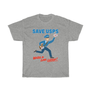 Save the Post Office with Love Letters - Unisex Heavy Cotton Tee