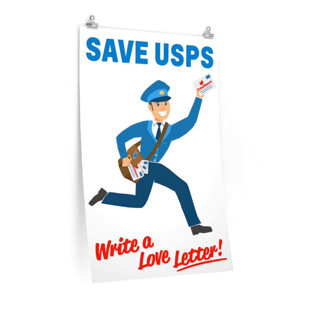 Save the Post Office - Premium Matte vertical posters