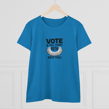 Load image into Gallery viewer, Vote and tell them Ruth sent you - Women&#39;s Heavy Cotton Tee
