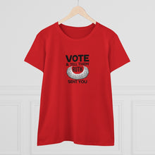 Load image into Gallery viewer, Vote and tell them Ruth sent you - Women&#39;s Heavy Cotton Tee
