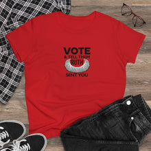 Load image into Gallery viewer, Vote and tell them Ruth sent you - Women&#39;s Heavy Cotton Tee
