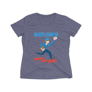 Save the Post Office with Love Letters - Women's Heather Wicking Tee