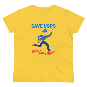 Save the Post Office - Love - Women's Heavy Cotton Tee