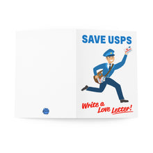 Load image into Gallery viewer, Save the Post Office - cute mailman - Greeting Cards (8 pcs)
