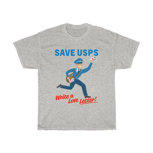 Save the Post Office with Love Letters - Unisex Heavy Cotton Tee