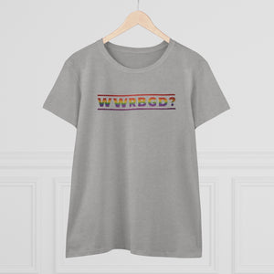 WWRGBG - What would Ruth Bader Ginsburg Do?  Women's Heavy Cotton Tee