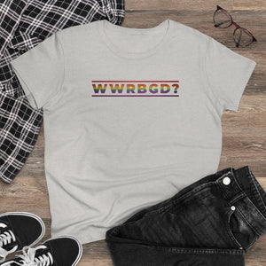 WWRGBG - What would Ruth Bader Ginsburg Do?  Women's Heavy Cotton Tee