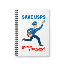 Load image into Gallery viewer, Save the Post Office - Love - Spiral Notebook - Ruled Line
