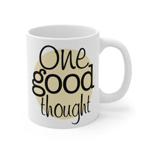 Load image into Gallery viewer, One Good Thought logo mug
