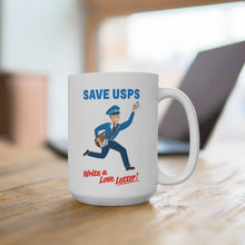 Load image into Gallery viewer, Save the Post Office - Cute mailman - Mug 15oz
