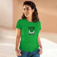 Load image into Gallery viewer, Vote and tell them Ruth sent you - Women&#39;s Heavy Cotton Tee
