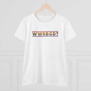 WWRGBG - What would Ruth Bader Ginsburg Do?  Women's Heavy Cotton Tee