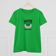 Load image into Gallery viewer, Vote and tell them Ruth sent you - Women&#39;s Heavy Cotton Tee
