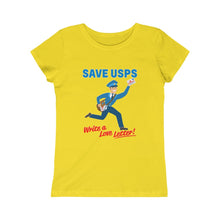 Load image into Gallery viewer, Save the Post Office with love - Girls&#39; Princess Tee
