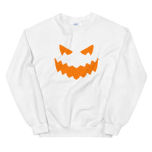 Load image into Gallery viewer, Halloween Pumpkin Jack O&#39; Lantern - Unisex Sweatshirt
